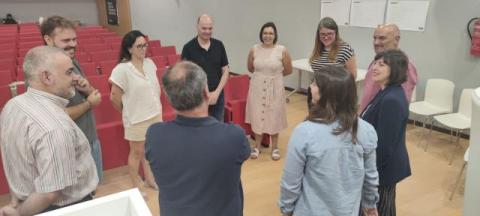 O traballo en grupo realizouse a través de distintas dinámicas 